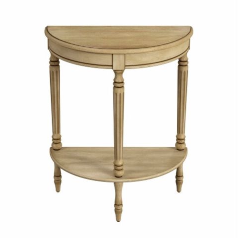 Butler Specialty Company Bellini Demilune 24 Console Table, Multi-Color ... inside Material choices and their impact on table aesthetics