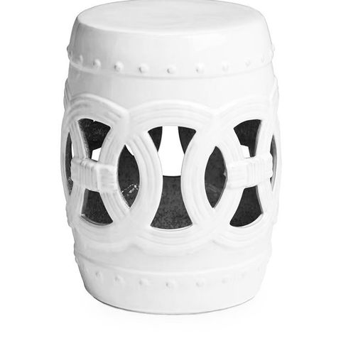 Ceramic Garden Stool Porcelain Chinese Coin White D32Xh43Cm - Fine ... pertaining to Understanding the Artistry Behind Chinese White Coin Pattern Ceramic Garden Stools