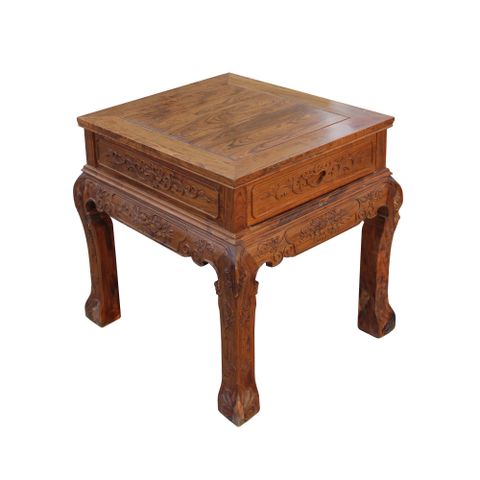 Chinese Oriental Huali Rosewood Flower Motif Tea Table Stand - Etsy pertaining to Why Most Chinese Rosewood Furniture Advice Is Outdated (And What Works in 2024)