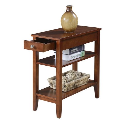 Convenience Concepts American Heritage Three Tier End Table With Drawer ... with The Practical Benefits of Multi-Tier Furniture Solutions in Contemporary Home Decor
