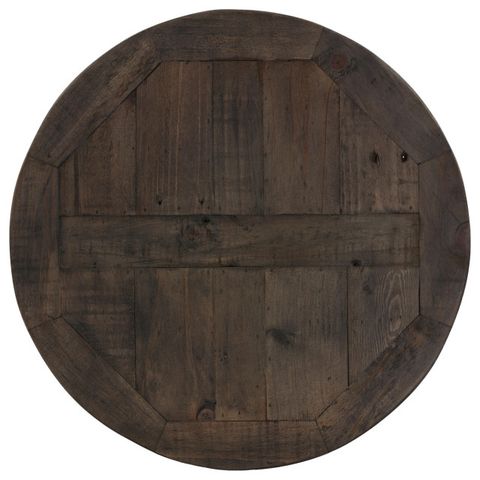 Cortesi Home Newcastle End Table, Solid Reclaimed Wood And Black Metal ... in Cortesi Home Luxe End Table In Reclaimed Wood And Black Steel