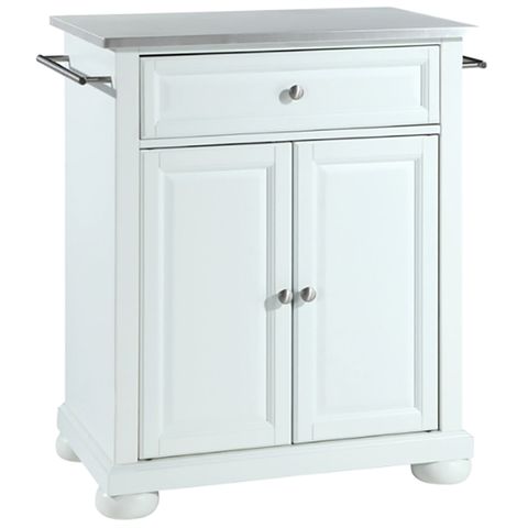Crosley Furniture Alexandria Wood Portable Kitchen Island In White regarding Struggling With Your Portable Kitchen Island? Here's What's Actually Going Wrong (And How to Fix It)