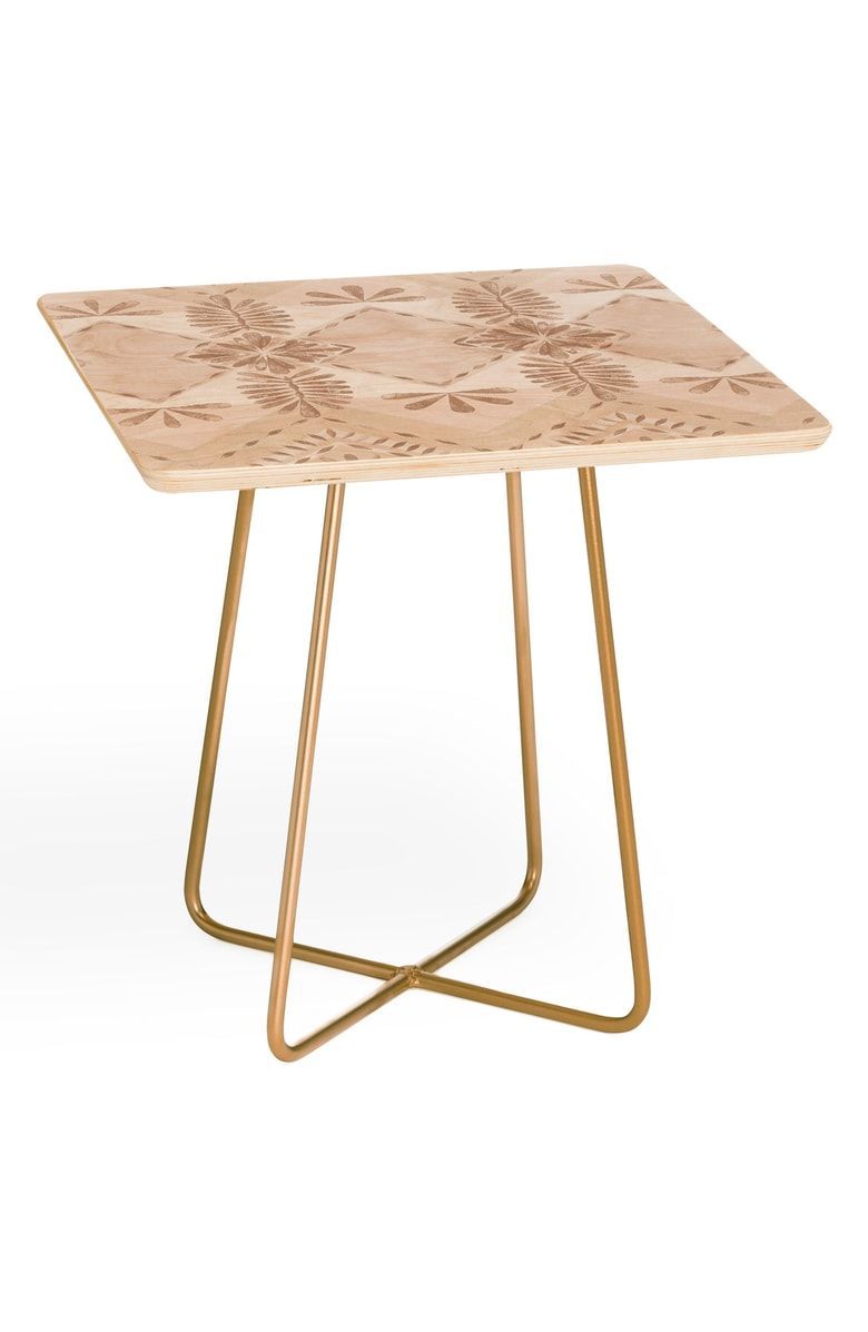 Dash And Ash Under The Willow Side Table, Main, Color, Beige Willow ... regarding Deny Designs Dash And Ash Strokes And Waves Round Side Table