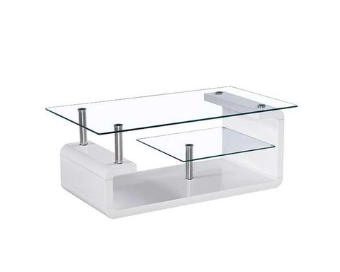 Glass Top White Lacquer Coffee Table Bm 12 | Contemporary throughout How Stainless Steel Cutout Details Enhance Contemporary Furniture Aesthetics