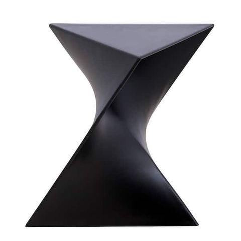 Leisuremod Randolph 15.75 In. Black Modern Triangle Accent End Table ... regarding Creating Visual Balance Through Thoughtful Furniture Placement