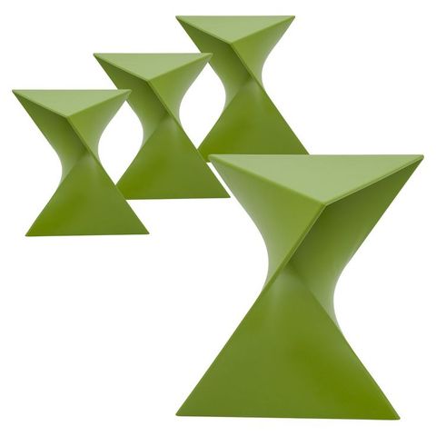 Leisuremod Randolph Modern Triangle Accent Side End Table, Set Of 4 ... throughout Leisuremod Randolph Modern Triangle Accent Side End Table, Orange, Set Of 4