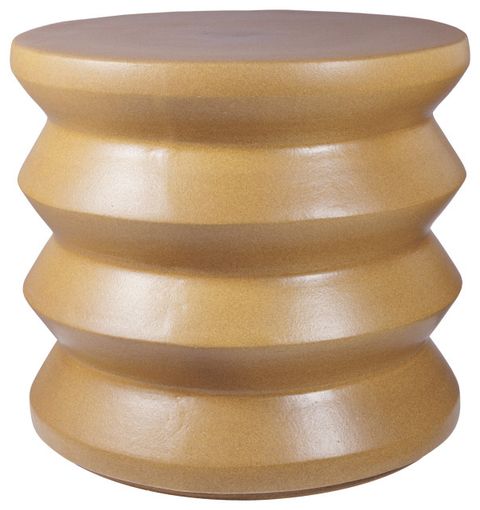 Mirage Accent Table - Brown Outdoor End Table - Contemporary - Outdoor ... intended for Piazza Finished Concrete Indoor/Outdoor End / Side Table, Brown