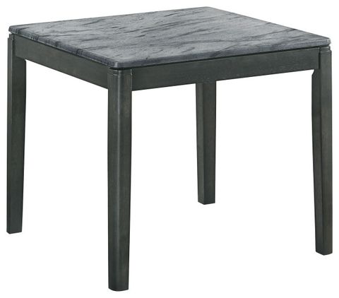 Mozzi Square End Table Faux Grey Marble And Black - Transitional - Side ... with regard to South Shore City Life Faux Concrete Square End Table In Gray And Black