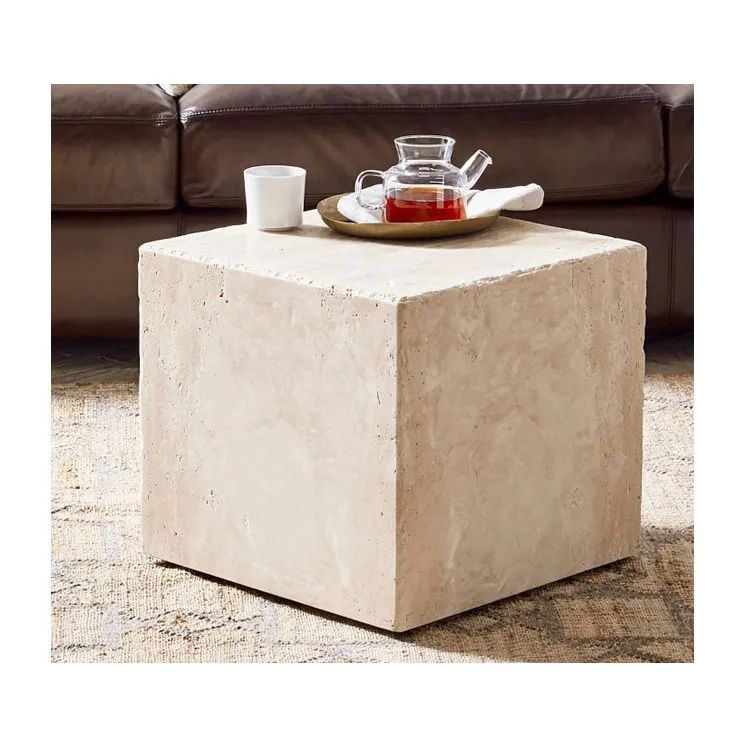 Natural Stone Side Tables Pedestal Square Column Display Stand Block ... for Marble&#039;s Role in Creating Statement Furniture Pieces