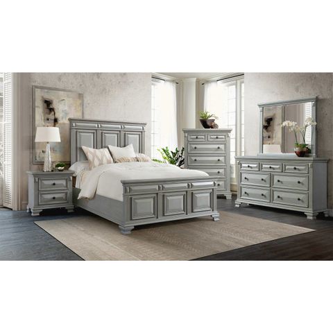 Picket House Trent 7 Drawer Dresser, Gray - Traditional - Dressers - By ... intended for Picket House Furnishings Trent 7-Drawer Dresser W/ Mirror Set In White