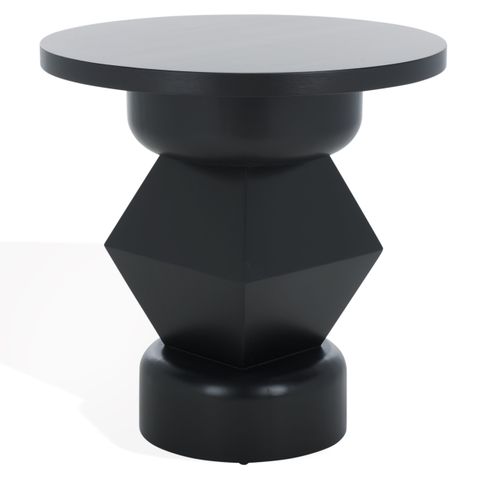 Safavieh Couture Jaymee Round Wood Accent Table | Perigold within Materials and techniques used in premium wooden tables