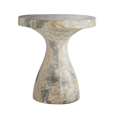 Serafina End Table | Accent Table, Arteriors Home, Faux Marble within Understanding the Versatility of Serafina Marble Pattern Concrete Furniture