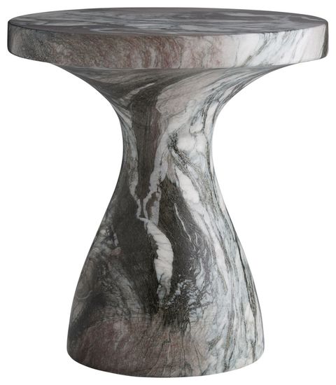 Serafina Large Accent Table - Contemporary - Side Tables And End Tables ... inside Understanding the Versatility of Serafina Marble Pattern Concrete Furniture