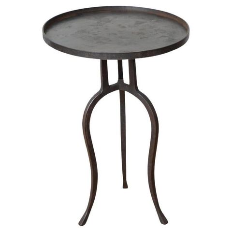 Small Black Iron Side Or Drink Table, In Stock At 1Stdibs | Small Drink ... inside The Evolution of Side Tables in Modern Home Décor Trends