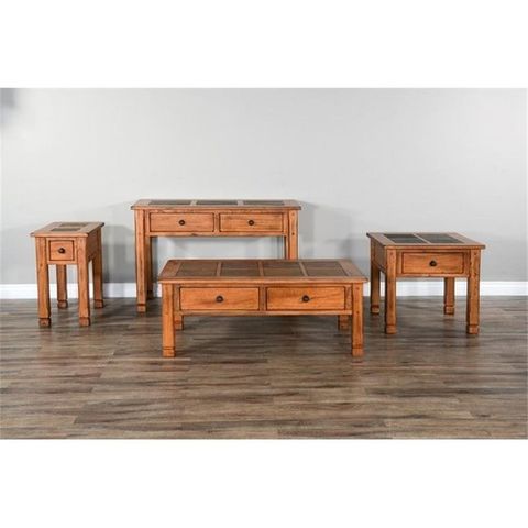 Sunny Designs Sedona 15" Transitional Wood Chair Side Table In Rustic ... in Sunny Designs Sedona 15 inch transitional wood chair side table in rustic oak