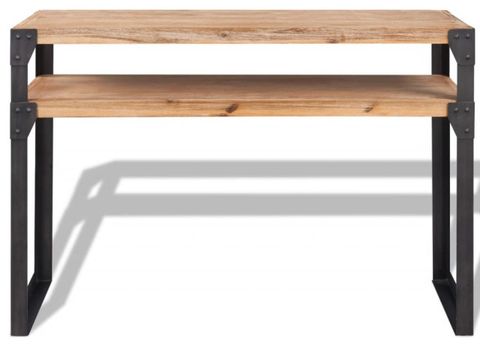 Vidaxl Console Table Entryway Table Living Room Side Table Solid Wood ... in Understanding the durability benefits of acacia wood in entryway furniture