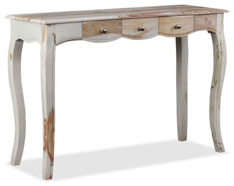 Vidaxl Console Table Entryway Table Narrow Side Table Solid Wood ... pertaining to Choosing the right narrow side table for your hallway