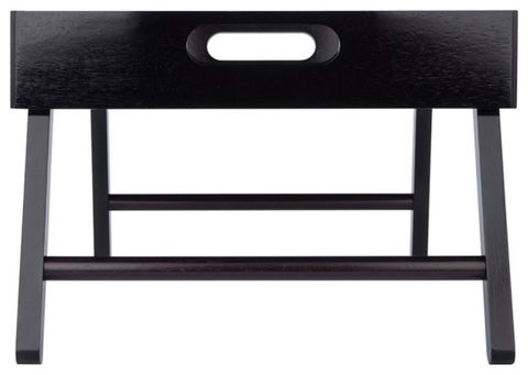 Winsome Benito Transitional Solid Wood Bed Tray With Foldable Legs In ... throughout Design elements that define modern corner table aesthetics
