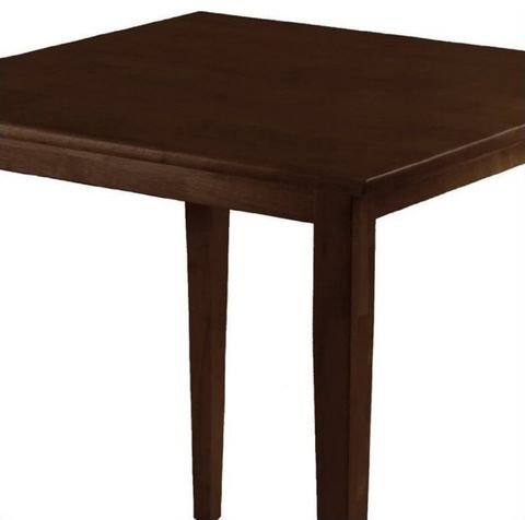 Winsome Groveland Square Transitional Solid Wood Dining Table In Light ... pertaining to Design elements that define modern corner table aesthetics