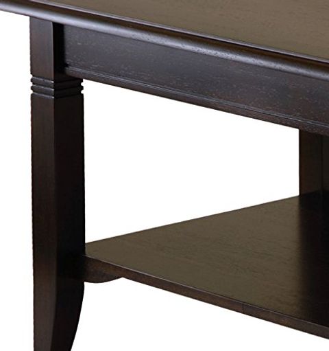 Winsome Wood 40237 Nolan Occasional Table, Cappuccino for The artistry of cappuccino toned wood in modern interior design